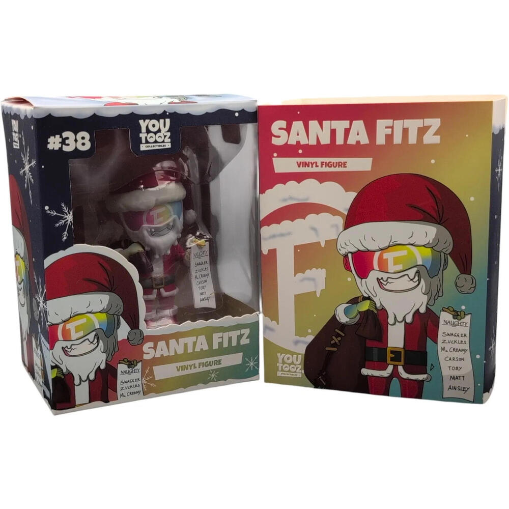 Youtooz Santa Fitz #38 Vinyl Figure It Larry Fitzgerald Red Standard‎ Christmas
